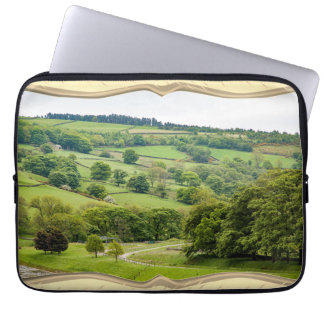 Beautiful English Landscape Yorkshire Dales Laptop Sleeve