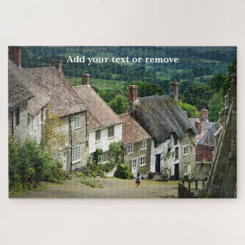 Beautiful English village Shaftesbury England Jigsaw Puzzle
