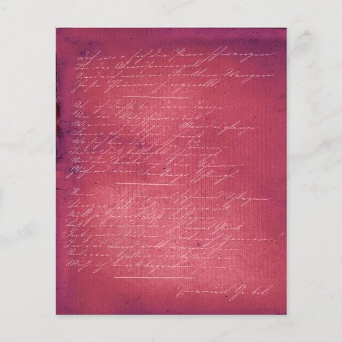 Beautiful ephemera scrapbook paper