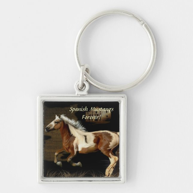 Beautiful Equines Horse-lover's Gift Keychain (Front)