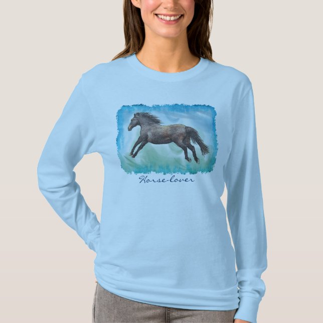Beautiful Equines Horse-lover's Gift T-Shirt (Front)