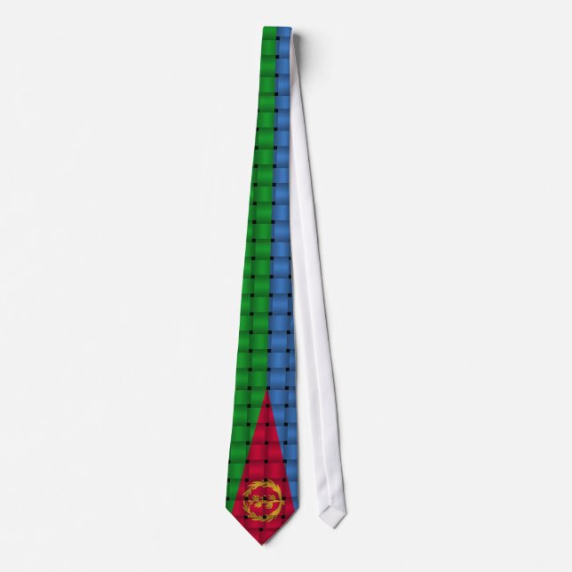 Beautiful Eritrea Flag Neck Tie (Front)
