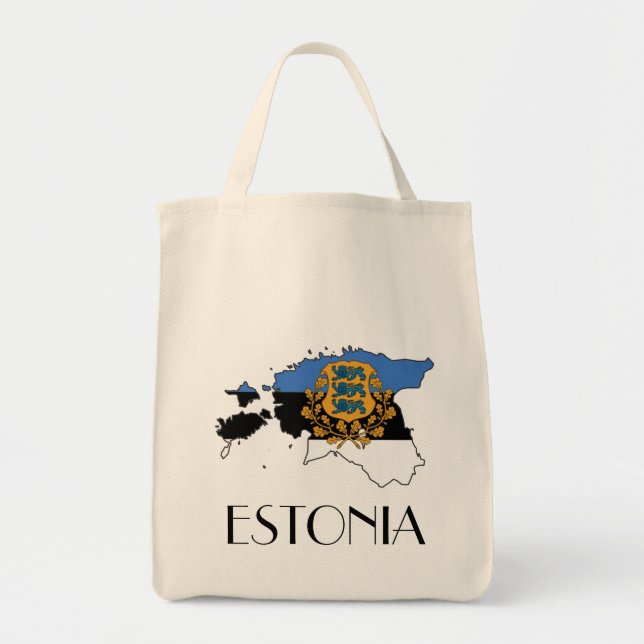 Beautiful Estonia Grocery Bag! Tote Bag (Front)