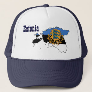 Beautiful Estonia Hat! Trucker Hat