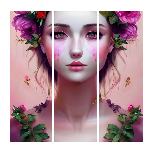 Beautiful Ethereal Enchanted Woman Fantasy Art (Front)