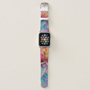Beautiful Ethereal Whimsical Lotus Flower Apple Watch Band