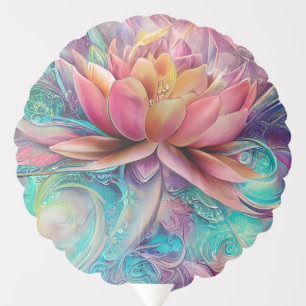 Beautiful Ethereal Whimsical Lotus Flower Balloon