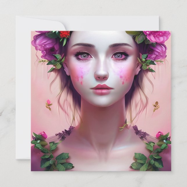 Beautiful Ethereal Woman Fantasy Art (Front)