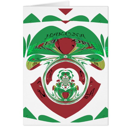 Beautiful Ethiopia Lovely Hakuna Matata I love Hea (Front)