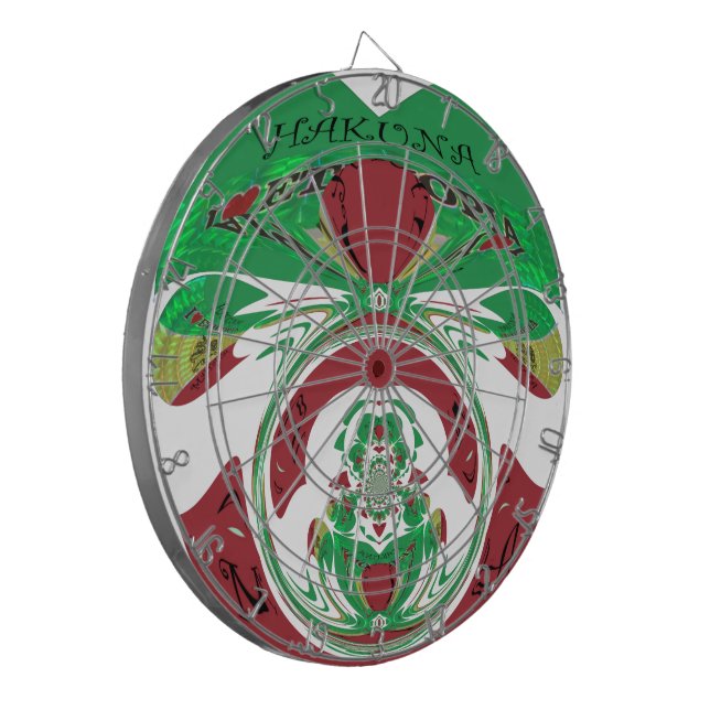 Beautiful Ethiopia Lovely Hakuna Matata I love Hea Dartboard (Front Left)