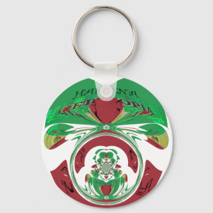 Beautiful Ethiopia Lovely Hakuna Matata I love Hea Keychain