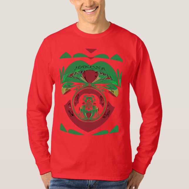 Beautiful Ethiopia Lovely Hakuna Matata I love Hea T-Shirt (Front)