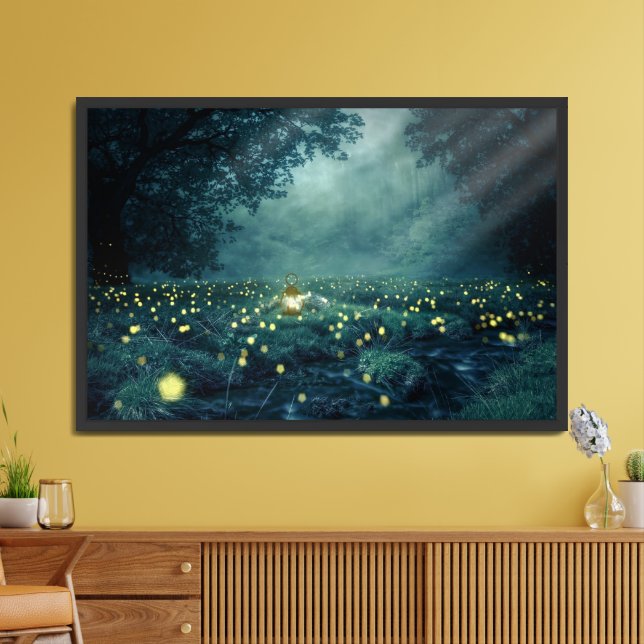 Beautiful Evening Time Landscape – Matte Poster  (Living Room)