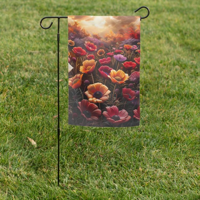 Beautiful Evening Wedding Backdrop Garden Flag (In SItu)