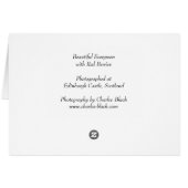 Beautiful Evergreen Cards (Back Horizontal)