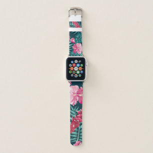 Beautiful Exotic Summer Flowers Apple Watch Band