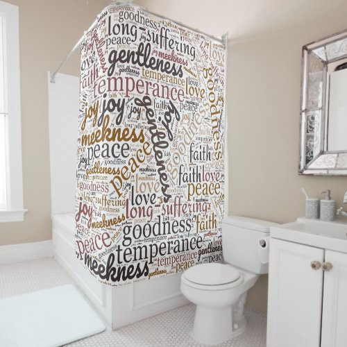 Beautiful Expressions Collection Shower Curtain