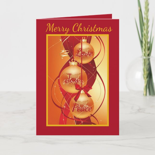 Beautiful Expressions Holiday Christmas Cards (Front)