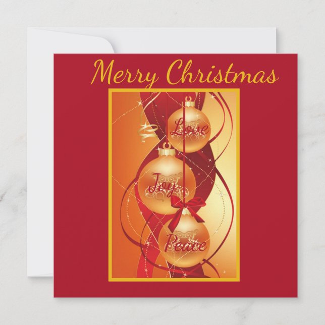 Beautiful Expressions Holiday Christmas Cards (Front)