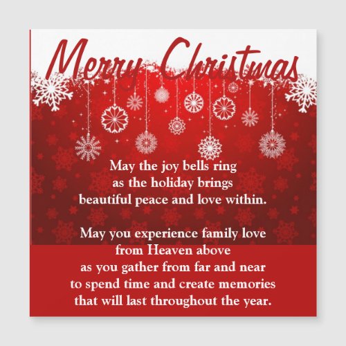 Beautiful Expressions Magnetic Holiday Card