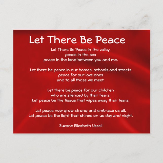 Beautiful Expressions Postcard (Front)