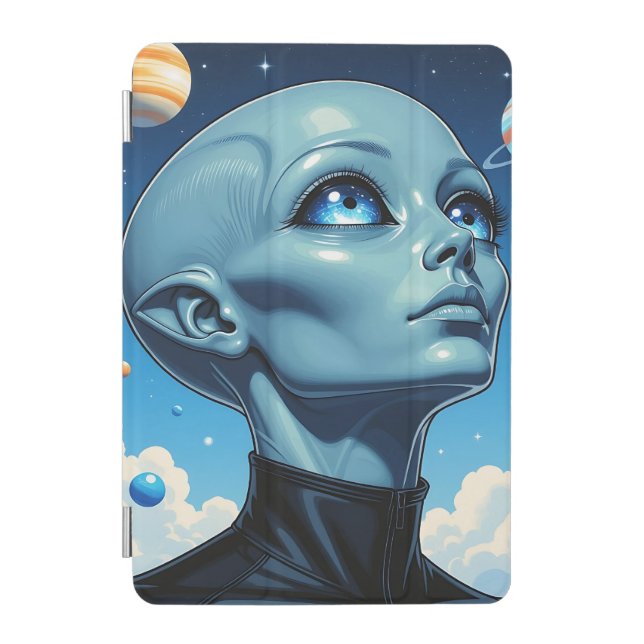 Beautiful Extraterrestrial Alien Being  iPad Mini Cover (Front)