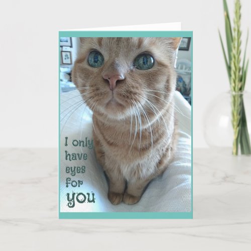 Beautiful Eyes Valentine  Card