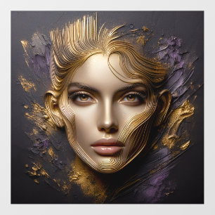 Beautiful Face - AI Rules Wall Decal