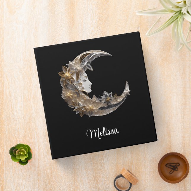  Beautiful Face in the Moon 3 Ring Binder (In Situ)