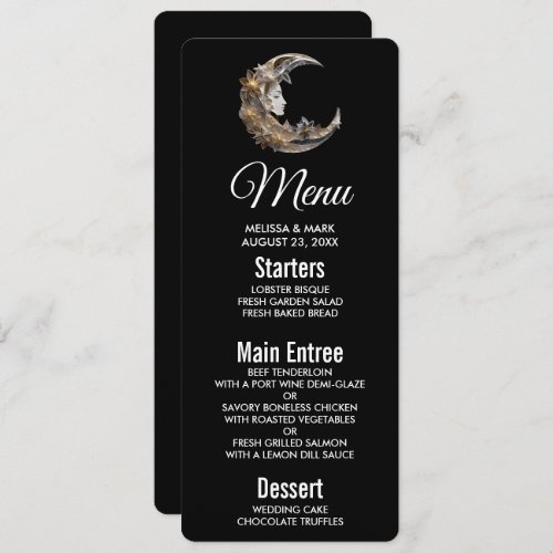 Beautiful Face in the Moon Invitation