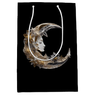Beautiful Face in the Moon Medium Gift Bag