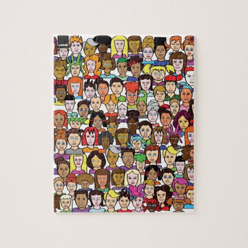 Beautiful Faces Jigsaw Puzzle