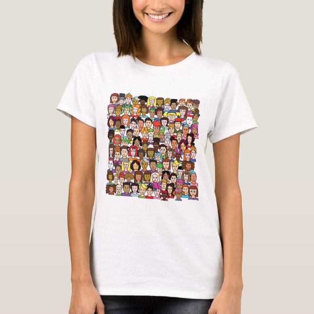 Beautiful Faces T-Shirt (Front)