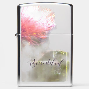 Beautiful Faded Flower Watercolor Zippo Lighter