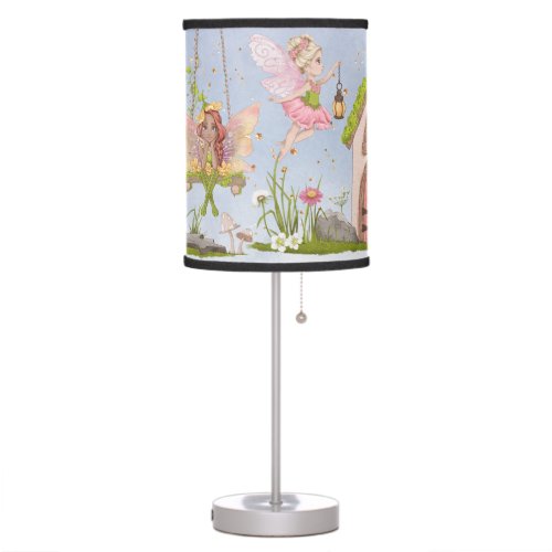 Beautiful Fairies Kids Bedroom Table Lamp