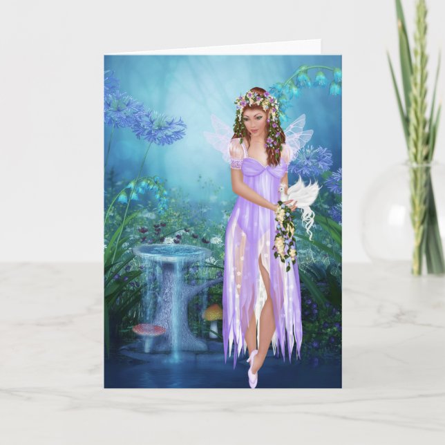 Beautiful Fairy All Occasion Greeting Card (Front)