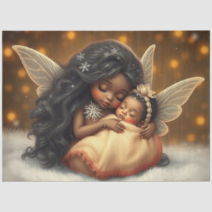 Beautiful Fairy and Baby Fantasy Art Tissue Paper