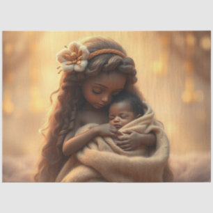 Beautiful Fairy and Baby Fantasy Art Tissue Paper