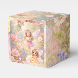 Beautiful Fairy and lovely flowers  Favor Boxes