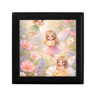 Beautiful Fairy and lovely flowers Gift Box