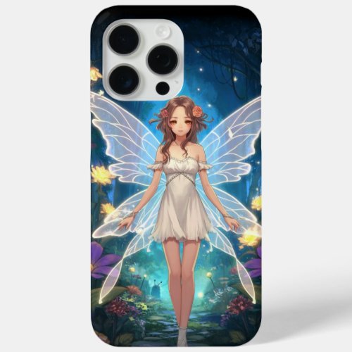 Beautiful Fairy Anime Girl  iPhone 15 Pro Max Case