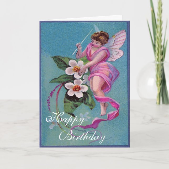 Beautiful Fairy Birthday Card (Front)