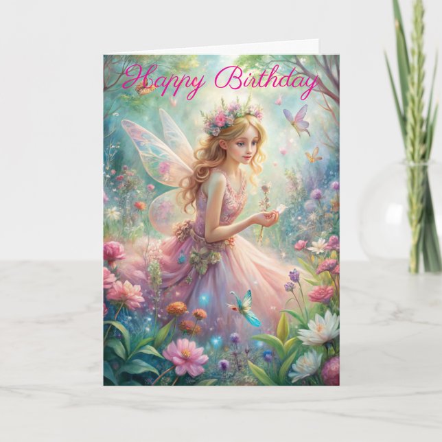 Beautiful Fairy Card (Front)