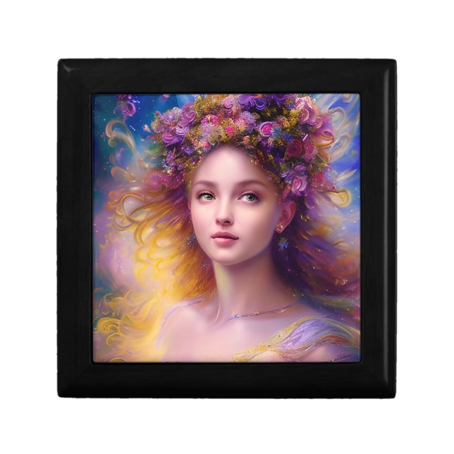 Beautiful Fairy Girl ai art  Gift Box (Front)