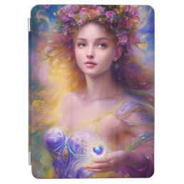 Beautiful Fairy Girl ai art  iPad Air Cover