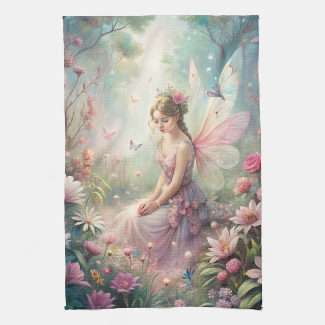 Beautiful Fairy Kitchen Towel (Vertical)
