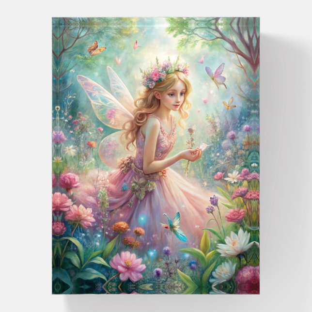 Beautiful Fairy Paperweight (Vertical)