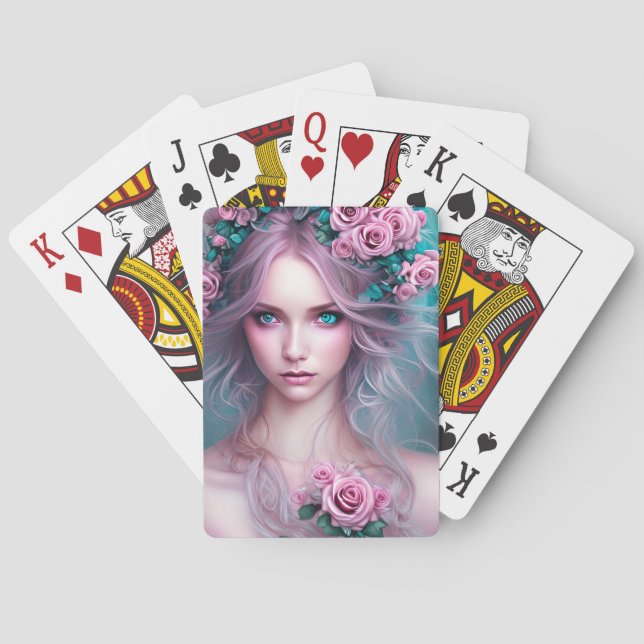 Beautiful Fairy Poker Cards (Back)
