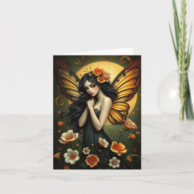 Beautiful Fairy Portrait Card (Front)