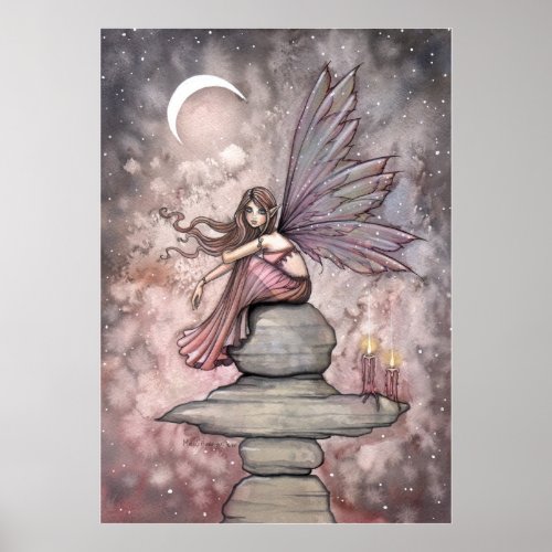 Beautiful Fairy Poster Print by Molly Harrison